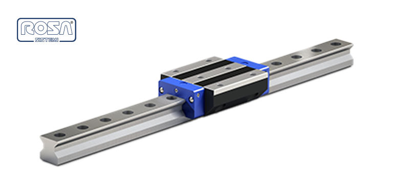 guidage linéaire à recirculation de rouleaux