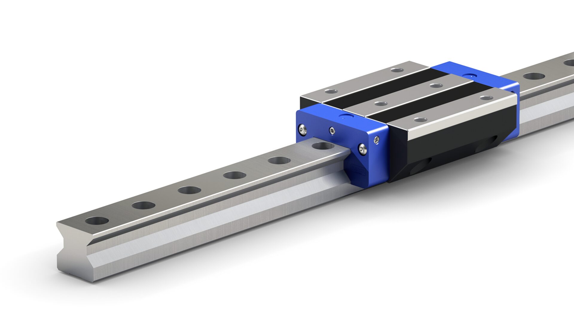 Profiled recirculating roller guides MG-Rail