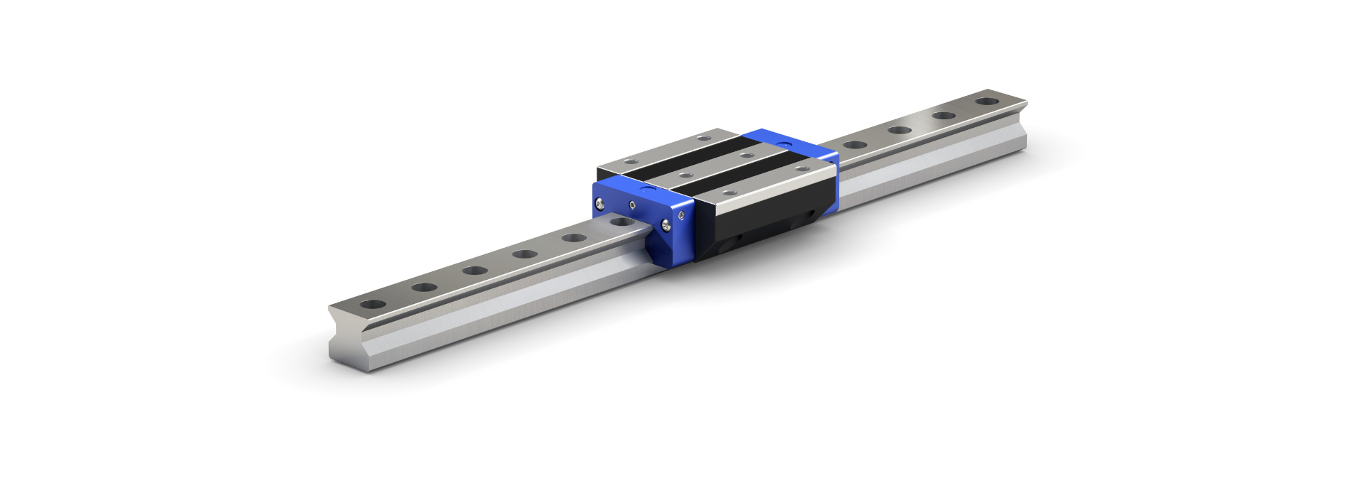 Monorail linear guide for high-load applications