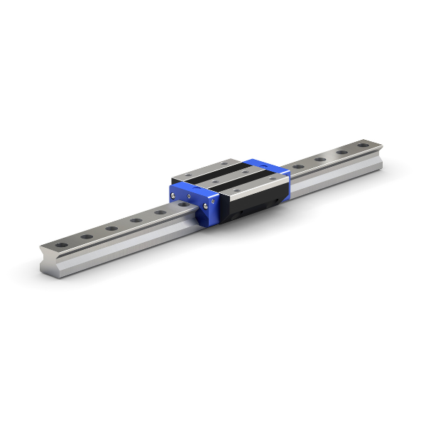 Monorail linear guide for high-load applications