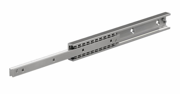 Partial extension telescopic rails