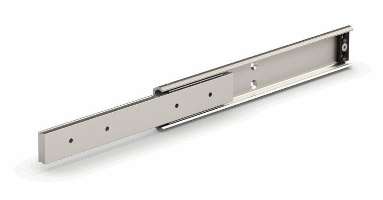 Partial extension telescopic rails