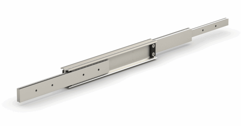 Over extension telescopic rails