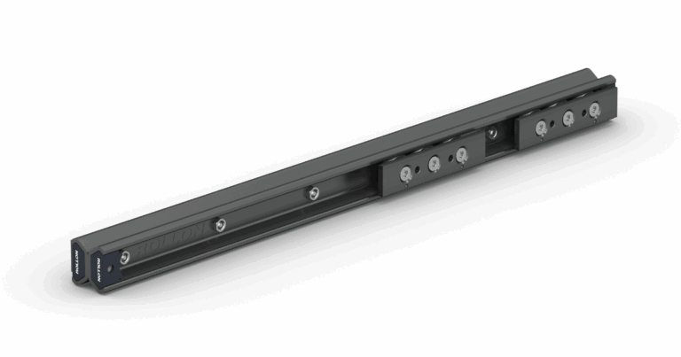 Full extension telescopic rails